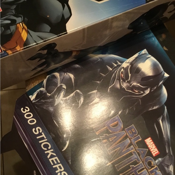 NEW 🤩🖤 BLACK PANTHER BUNDLE / Avengers Action Figure / Blk Panther Stickers 🖤 - Picture 5 of 13